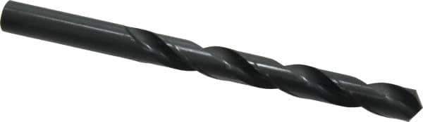Cleveland - 17/32" 118° High Speed Steel Jobber Drill - Oxide Finish, Right Hand Cut, Spiral Flute, Straight Shank, 6-5/8" OAL, Standard Point - Apex Tool & Supply
