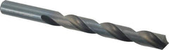 Cleveland - 43/64" 118° High Speed Steel Jobber Drill - Oxide Finish, Right Hand Cut, Spiral Flute, Straight Shank, 7-5/8" OAL, Standard Point - Apex Tool & Supply