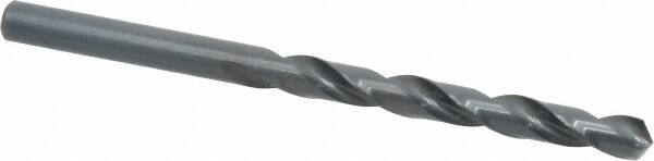 Cleveland - 7mm 118° High Speed Steel Jobber Drill - Oxide Finish, Right Hand Cut, Spiral Flute, Straight Shank, 4.291" OAL, Standard Point - Apex Tool & Supply