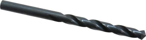 Cleveland - 7.3mm 118° High Speed Steel Jobber Drill - Oxide Finish, Right Hand Cut, Spiral Flute, Straight Shank, 4.291" OAL, Standard Point - Apex Tool & Supply