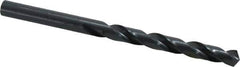 Cleveland - 7.7mm 118° High Speed Steel Jobber Drill - Oxide Finish, Right Hand Cut, Spiral Flute, Straight Shank, 4.606" OAL, Standard Point - Apex Tool & Supply