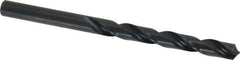 Cleveland - 7.9mm 118° High Speed Steel Jobber Drill - Oxide Finish, Right Hand Cut, Spiral Flute, Straight Shank, 4.606" OAL, Standard Point - Apex Tool & Supply