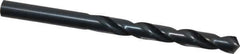 Cleveland - 8.4mm 118° High Speed Steel Jobber Drill - Oxide Finish, Right Hand Cut, Spiral Flute, Straight Shank, 4.606" OAL, Standard Point - Apex Tool & Supply