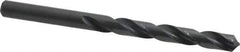 Cleveland - 8.5mm 118° High Speed Steel Jobber Drill - Oxide Finish, Right Hand Cut, Spiral Flute, Straight Shank, 4.606" OAL, Standard Point - Apex Tool & Supply
