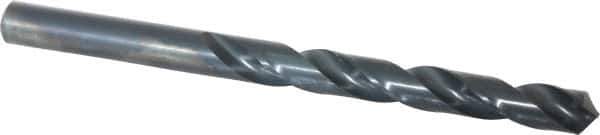 Cleveland - 9.7mm 118° High Speed Steel Jobber Drill - Oxide Finish, Right Hand Cut, Spiral Flute, Straight Shank, 5.236" OAL, Standard Point - Apex Tool & Supply