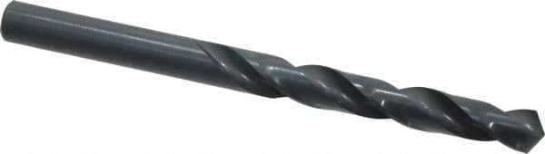 Cleveland - 11mm 118° High Speed Steel Jobber Drill - Oxide Finish, Right Hand Cut, Spiral Flute, Straight Shank, 5.591" OAL, Standard Point - Apex Tool & Supply