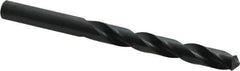 Cleveland - 12.2mm 118° High Speed Steel Jobber Drill - Oxide Finish, Right Hand Cut, Spiral Flute, Straight Shank, 5.945" OAL, Standard Point - Apex Tool & Supply
