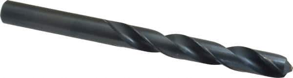 Cleveland - 13.5mm 118° High Speed Steel Jobber Drill - Oxide Finish, Right Hand Cut, Spiral Flute, Straight Shank, 6.299" OAL, Standard Point - Apex Tool & Supply
