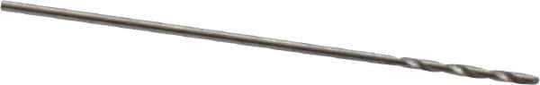 Cleveland - 1/64" 118° High Speed Steel Jobber Drill - Oxide Finish, Right Hand Cut, Spiral Flute, Straight Shank, 3/4" OAL, Standard Point - Apex Tool & Supply