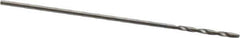 Cleveland - 1/64" 118° High Speed Steel Jobber Drill - Oxide Finish, Right Hand Cut, Spiral Flute, Straight Shank, 3/4" OAL, Standard Point - Apex Tool & Supply