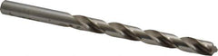 Cleveland - 19/64" 118° High Speed Steel Jobber Drill - Bright Finish, Right Hand Cut, Spiral Flute, Straight Shank, 4-3/8" OAL, Standard Point - Apex Tool & Supply