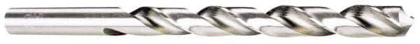 Hertel - 0.38mm 118° High Speed Steel Jobber Drill - Bright Finish, Spiral Flute, Straight Shank, 19mm OAL, Standard Point - Apex Tool & Supply