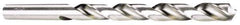 Hertel - 0.38mm 118° High Speed Steel Jobber Drill - Bright Finish, Spiral Flute, Straight Shank, 19mm OAL, Standard Point - Apex Tool & Supply