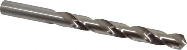 Cleveland - 31/64" 118° High Speed Steel Jobber Drill - Bright Finish, Right Hand Cut, Spiral Flute, Straight Shank, 5-7/8" OAL, Standard Point - Apex Tool & Supply