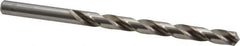 Cleveland - Letter F 118° High Speed Steel Jobber Drill - Bright Finish, Right Hand Cut, Spiral Flute, Straight Shank, 4-1/8" OAL, Standard Point - Apex Tool & Supply