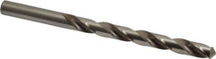 Cleveland - Letter S 118° High Speed Steel Jobber Drill - Bright Finish, Right Hand Cut, Spiral Flute, Straight Shank, 4-7/8" OAL, Standard Point - Apex Tool & Supply