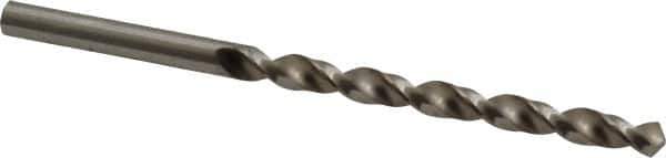 Cleveland - #6 118° High Speed Steel Jobber Drill - Bright Finish, Right Hand Cut, Spiral Flute, Straight Shank, 3-3/4" OAL, Standard Point - Apex Tool & Supply