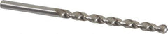 Cleveland - #8 118° High Speed Steel Jobber Drill - Bright Finish, Right Hand Cut, Spiral Flute, Straight Shank, 3-5/8" OAL, Standard Point - Apex Tool & Supply