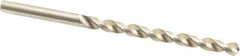 Cleveland - #9 118° High Speed Steel Jobber Drill - Bright Finish, Right Hand Cut, Spiral Flute, Straight Shank, 3-5/8" OAL, Standard Point - Apex Tool & Supply