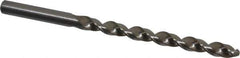 Cleveland - Letter B 118° High Speed Steel Jobber Drill - Bright Finish, Right Hand Cut, Spiral Flute, Straight Shank, 4" OAL, Standard Point - Apex Tool & Supply