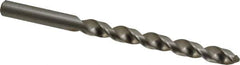 Cleveland - Letter N 118° High Speed Steel Jobber Drill - Bright Finish, Right Hand Cut, Spiral Flute, Straight Shank, 4-3/8" OAL, Standard Point - Apex Tool & Supply