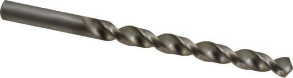 Cleveland - Letter P 118° High Speed Steel Jobber Drill - Bright Finish, Right Hand Cut, Spiral Flute, Straight Shank, 4-5/8" OAL, Standard Point - Apex Tool & Supply