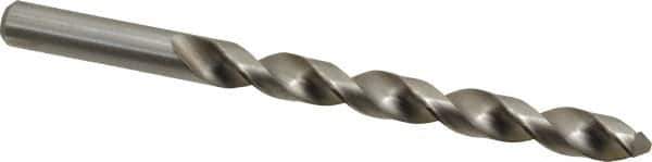 Cleveland - Letter U 118° High Speed Steel Jobber Drill - Bright Finish, Right Hand Cut, Spiral Flute, Straight Shank, 5" OAL, Standard Point - Apex Tool & Supply