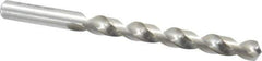 Cleveland - Letter W 118° High Speed Steel Jobber Drill - Bright Finish, Right Hand Cut, Spiral Flute, Straight Shank, 5-1/8" OAL, Standard Point - Apex Tool & Supply
