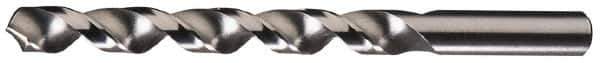 Cleveland - Letter Y 118° High Speed Steel Jobber Drill - Bright Finish, Right Hand Cut, Spiral Flute, Straight Shank, 5-1/4" OAL, Standard Point - Apex Tool & Supply