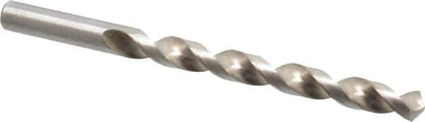 Cleveland - 11/32" 118° High Speed Steel Jobber Drill - Bright Finish, Right Hand Cut, Spiral Flute, Straight Shank, 4-3/4" OAL, Standard Point - Apex Tool & Supply