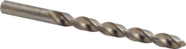 Cleveland - 25/64" 118° High Speed Steel Jobber Drill - Bright Finish, Right Hand Cut, Spiral Flute, Straight Shank, 5-1/8" OAL, Standard Point - Apex Tool & Supply