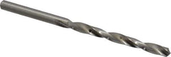 Cleveland - #9 118° High Speed Steel Jobber Drill - Bright Finish, Right Hand Cut, Spiral Flute, Straight Shank, 3-5/8" OAL, Standard Point - Apex Tool & Supply