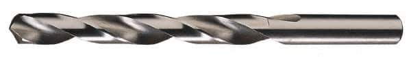 Cleveland - #26 118° High Speed Steel Jobber Drill - Bright Finish, Right Hand Cut, Spiral Flute, Straight Shank, 3" OAL, Standard Point - Apex Tool & Supply
