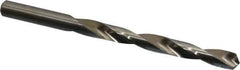 Cleveland - 21/64" 118° High Speed Steel Jobber Drill - Bright Finish, Right Hand Cut, Spiral Flute, Straight Shank, 4-5/8" OAL, Standard Point - Apex Tool & Supply