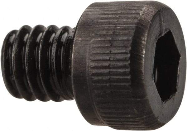 Value Collection - #3-56 UNF Hex Socket Drive, Socket Cap Screw - Alloy Steel, Black Oxide Finish, Fully Threaded, 1/8" Length Under Head - Apex Tool & Supply