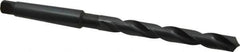 Cleveland - 37/64", 2MT 118° Point High Speed Steel Taper Shank Drill Bit - Oxide Finish, 4-7/8" Flute Length, 8-3/4" OAL, Spiral Flute, Series 2410 - Apex Tool & Supply