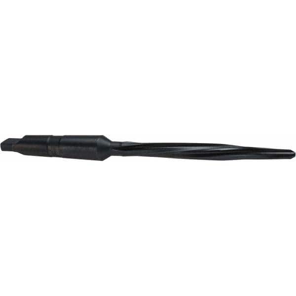 Cleveland - 7/16" Reamer Diam, 0.266" Small End Diam, 2MT Morse Taper Shank, 4-3/8" Flute, Bridge Reamer - Apex Tool & Supply
