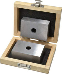 Fowler - 0.0003 Squareness Per Inch, Hardened Steel, 1-2-3 Block with 1 Hole Setup Block - 0.0002 Inch Overall Tolerance, 5/16 - 18 Inch Tapped Hole Size, 55-60 HRC Hardness, Sold As Matched Pair - Apex Tool & Supply