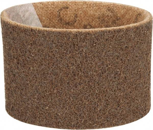Made in USA - 3-1/2" Wide x 15-1/2" OAL, Aluminum Oxide Abrasive Belt - Aluminum Oxide, Coarse, Nonwoven - Apex Tool & Supply