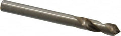 Cleveland - 1/4" Body Diam, 90°, 2-1/2" OAL, High Speed Steel Spotting Drill - Apex Tool & Supply