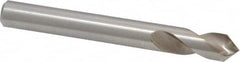 Cleveland - 3/8" Body Diam, 90°, 3-1/8" OAL, High Speed Steel Spotting Drill - Apex Tool & Supply