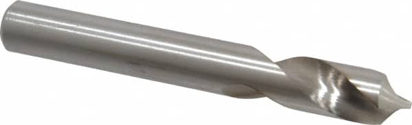 Cleveland - 1/2" Body Diam, 90°, 3-3/4" OAL, High Speed Steel Spotting Drill - Apex Tool & Supply
