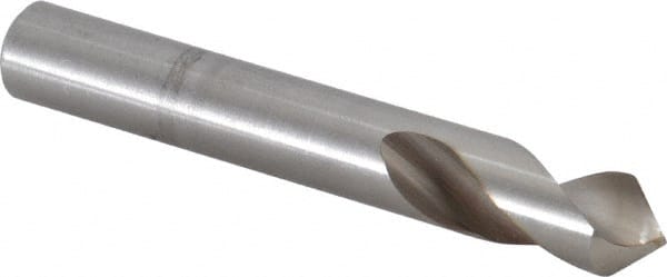 Cleveland - 5/8" Body Diam, 90°, 4-1/4" OAL, High Speed Steel Spotting Drill - Apex Tool & Supply