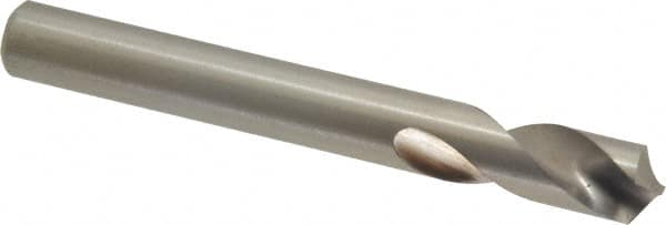 Cleveland - 3/8" Body Diam, 120°, 3-1/8" OAL, High Speed Steel Spotting Drill - Apex Tool & Supply