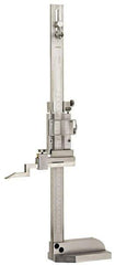 Fowler - 0 to 40 Inch Measurement, 0.001 Inch Graduation, Vernier Height Gage - Satin Chrome Finish, Stainless Steel - Apex Tool & Supply