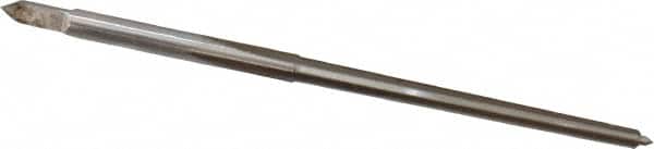 Cleveland - #5/0 Pin, 0.0966" Diam, 0.0719" Small End, 7/64" Diam Straight Shank, 1-3/16" Flute, Taper Pin Reamer - Apex Tool & Supply