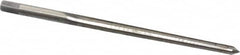 Cleveland - #4/0 Pin, 0.1142" Diam, 0.0869" Small End, 1/8" Diam Straight Shank, 1-5/16" Flute, Taper Pin Reamer - Apex Tool & Supply