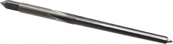 Cleveland - #3/0 Pin, 0.1302" Diam, 0.1029" Small End, 9/64" Diam Straight Shank, 1-5/16" Flute, Taper Pin Reamer - Apex Tool & Supply