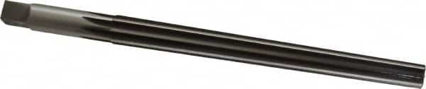 Cleveland - #9 Pin, 0.6066" Diam, 0.4805" Small End, 9/16" Diam Straight Shank, 6-1/16" Flute, Taper Pin Reamer - Apex Tool & Supply