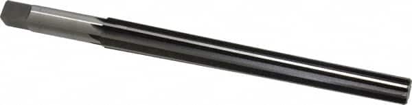 Cleveland - #10 Pin, 0.7216" Diam, 0.5799" Small End, 5/8" Diam Straight Shank, 6-13/16" Flute, Taper Pin Reamer - Apex Tool & Supply